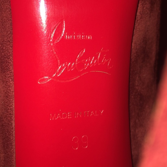 NEW Christian Louboutin INTERLOPA 160 Velours Fringe Boots - Picture 7 of 10